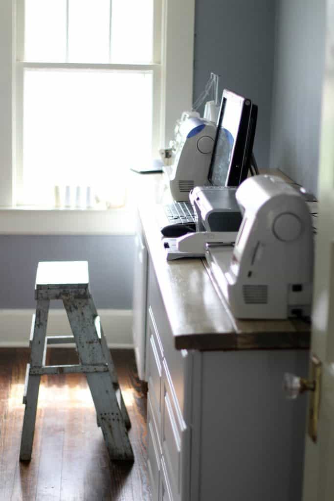 finished farmhouse diy craftoom desk