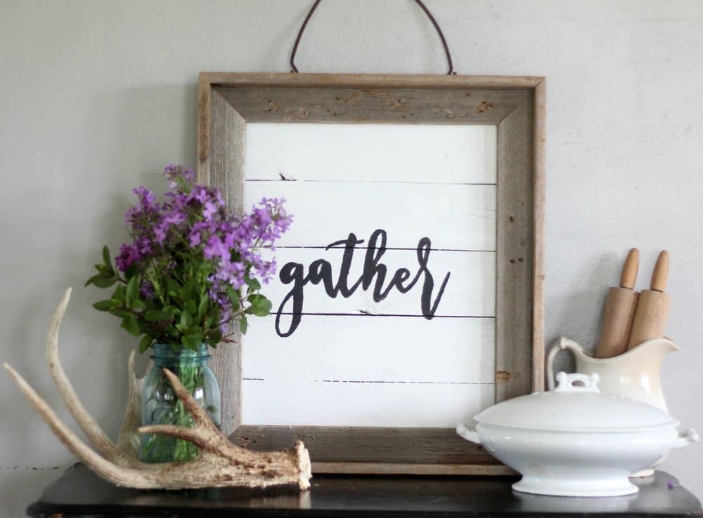 painted signs add farmhouse style to any home