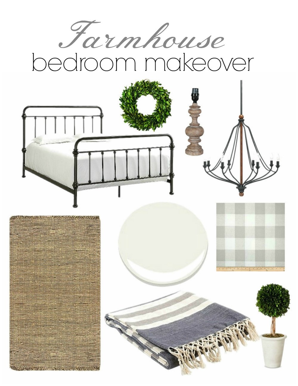 farmhouse bedroom makeover 1