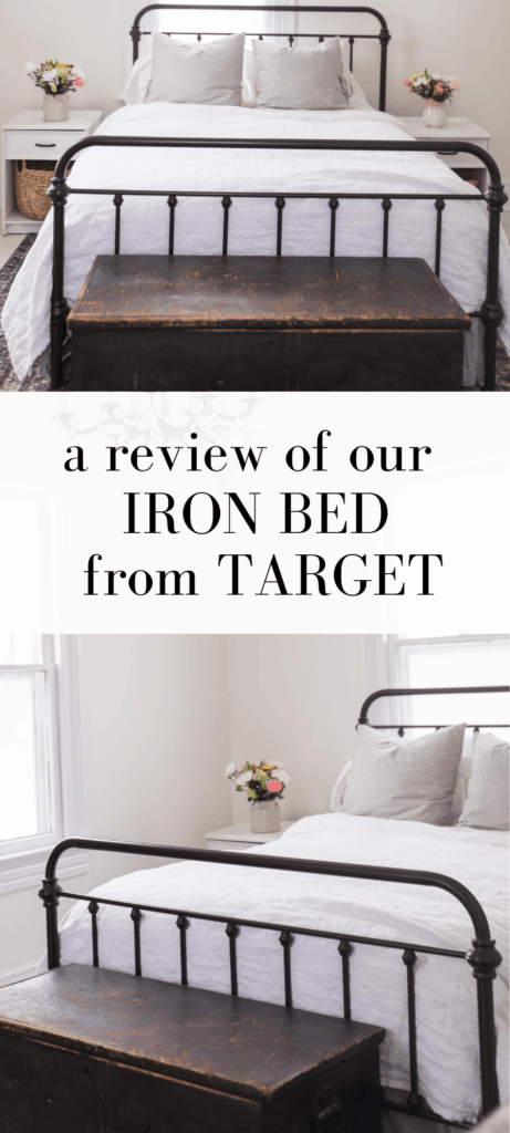 A Review Of Our Iron Bed From Target, Target Metal Bed Frame King