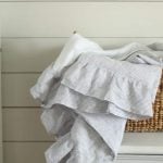 linen throw blanket
