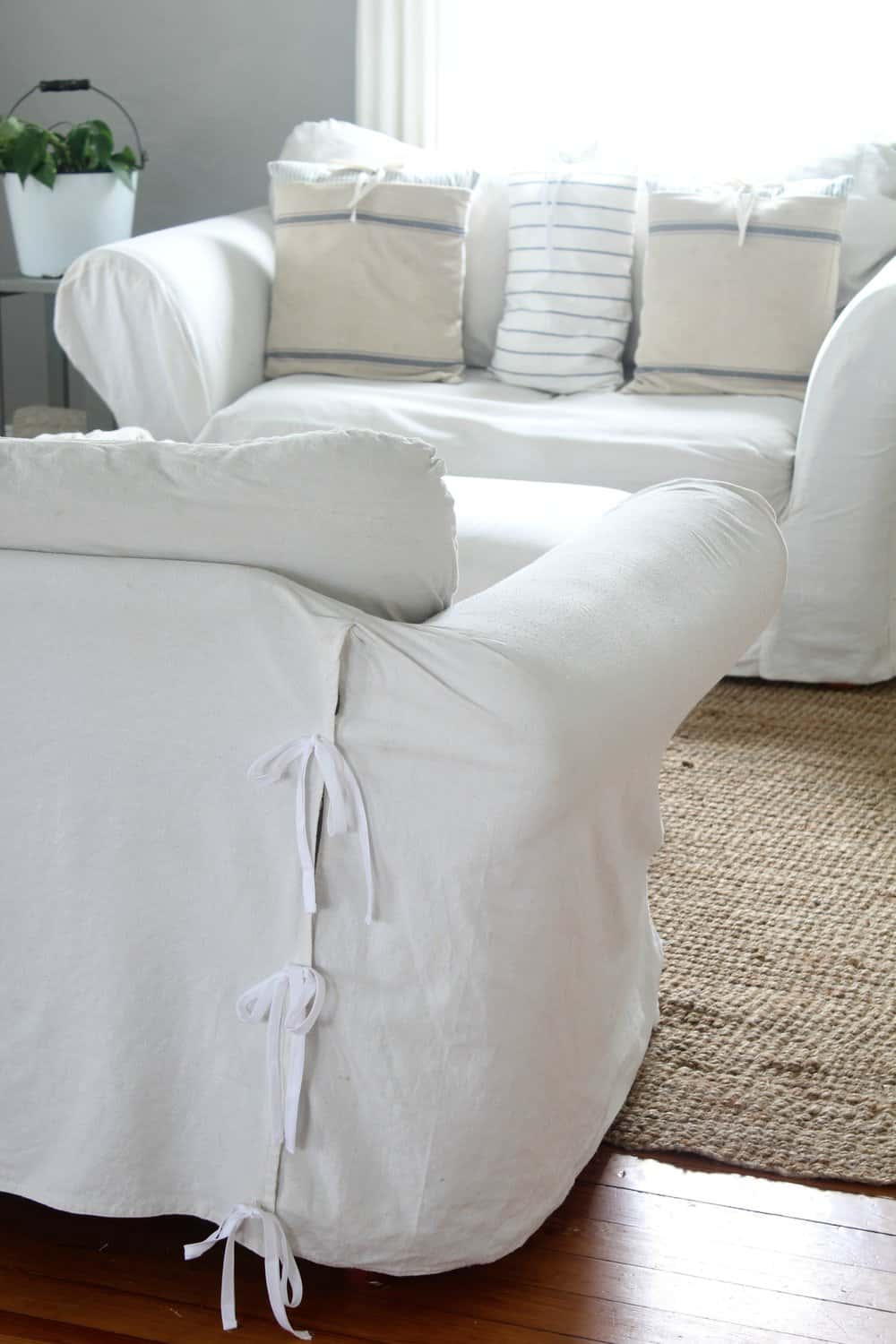 How to Bleach Drop Cloth to Make it Perfectly Soft and White