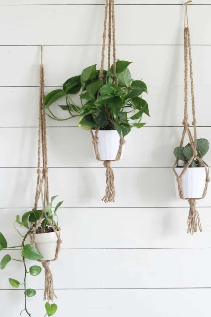 DIY - How to Make a Rope Plant Hanger Tutorial — That Knot Place