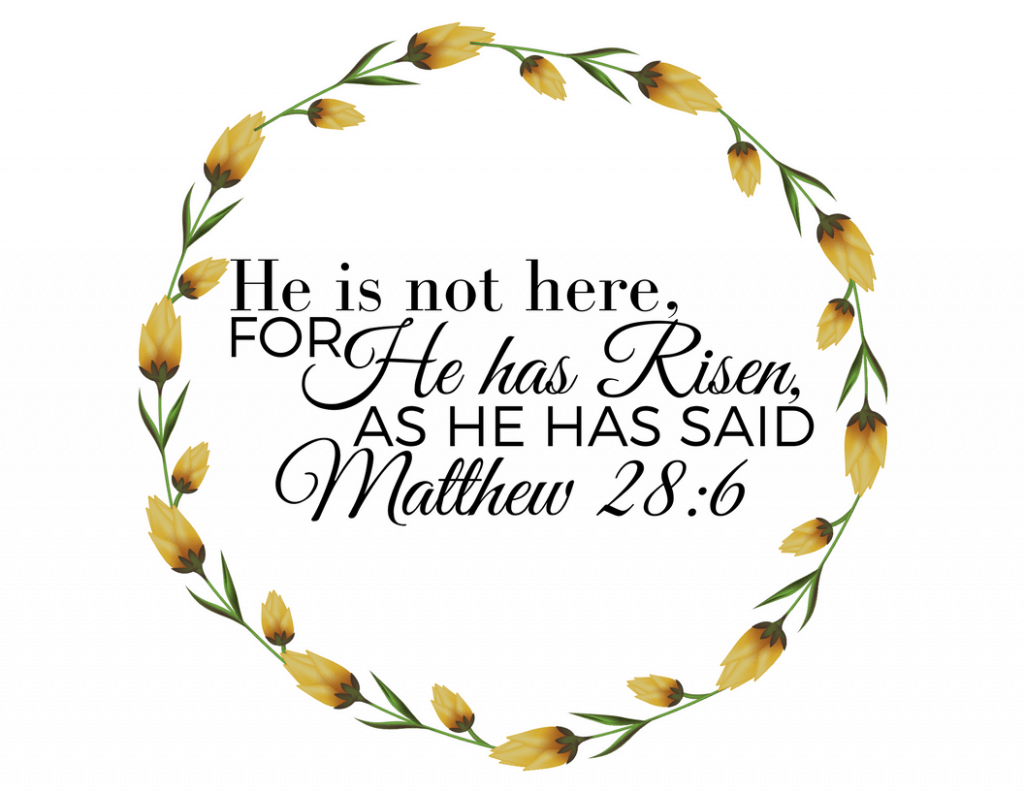 Easter Printable- He has Risen - Farmhouse on Boone