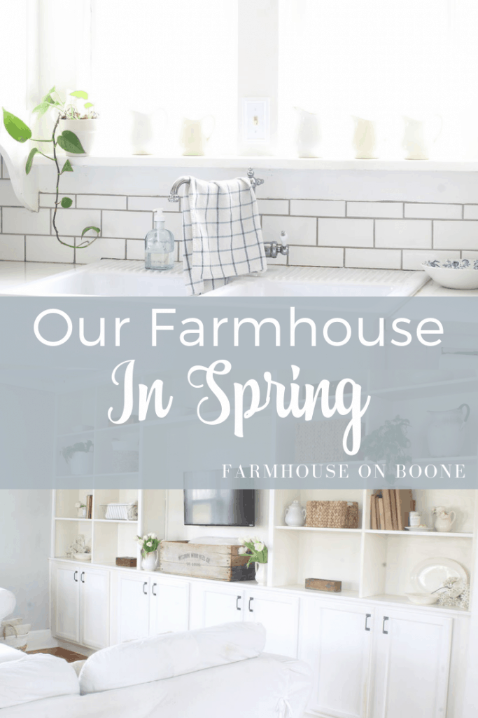 our farmhouse in spring