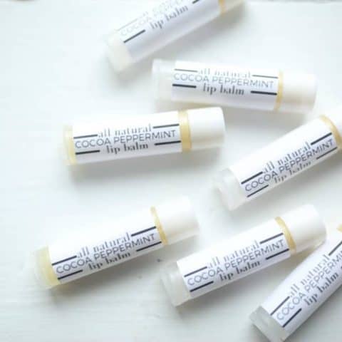 All Natural Organic Cocoa DIY Lip Balm