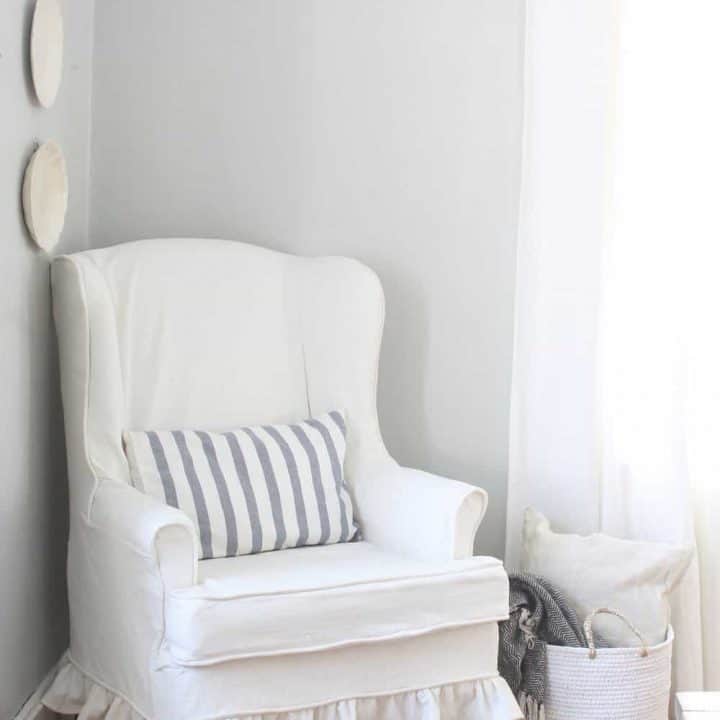 How to Sew a Slipcover for a Wingback Chair