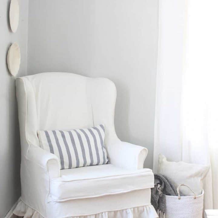 How To Sew A Slipcover For A Wingback Chair Farmhouse On Boone