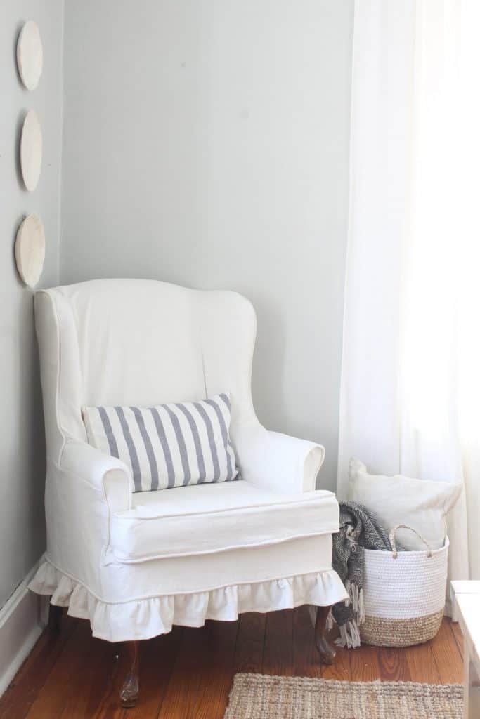 How To Sew A Slipcover For A Wingback Chair Farmhouse On Boone