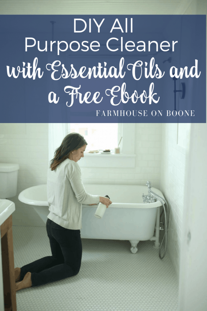 diy all purpose cleaning spray with essential oils