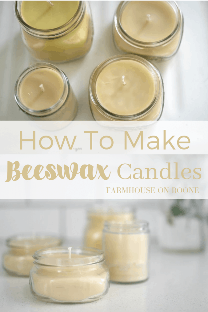 how to make beeswax candles