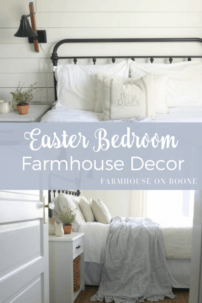 easter bedroom farmhouse decor