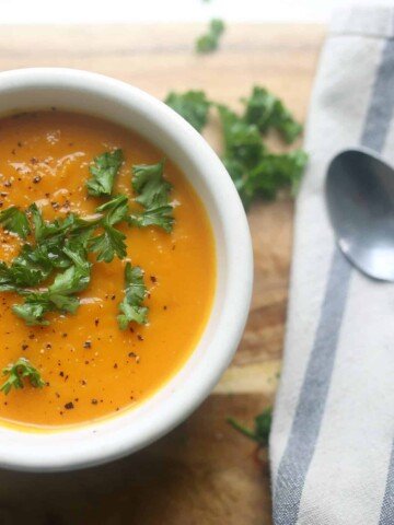 roasted garlic butternut squash soup