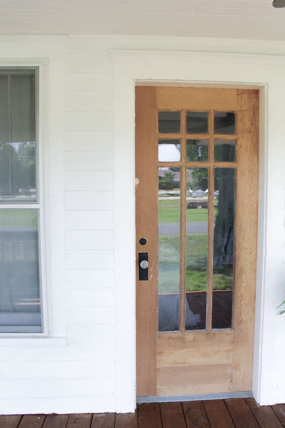How to Strip Paint Off an Antique Wood Farmhouse Front Door - Farmhouse ...