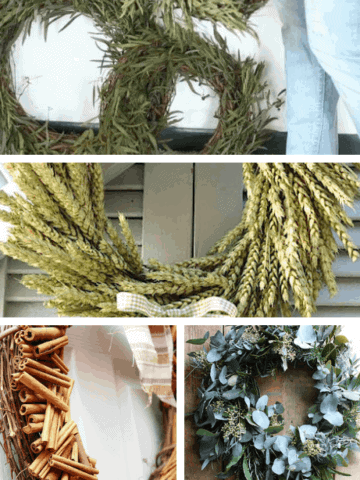 natural wreaths for fall