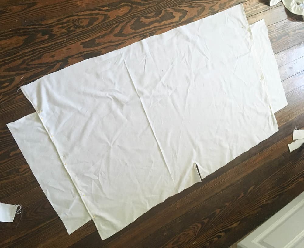DIY How to Sew a Slipcover for a Wooden Bench - Farmhouse on Boone