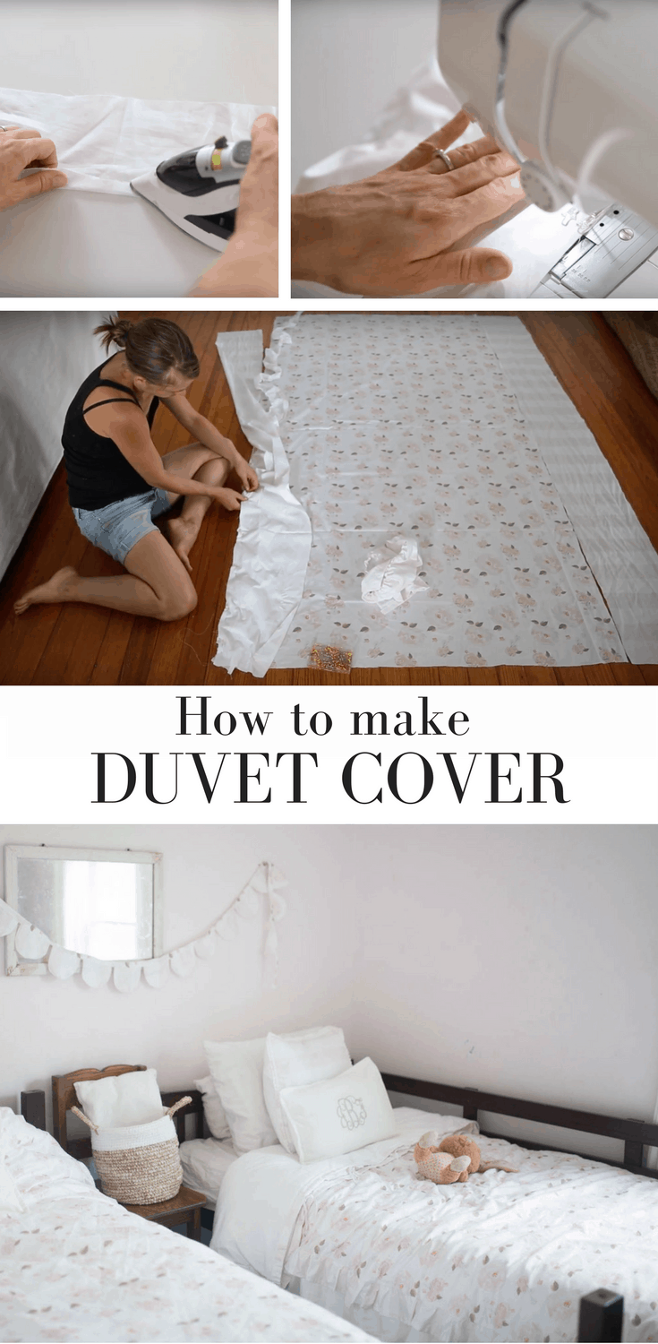 How to Make a Duvet Cover with a Video Tutorial