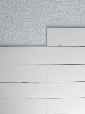 learn how to plank a popcorn ceiling to create farmhouse style