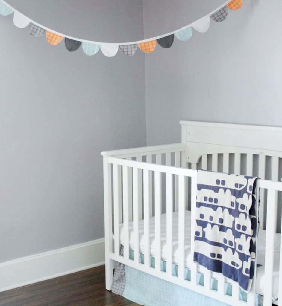 How to Make Fabric Bunting for Children's Room - Farmhouse on Boone