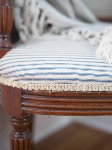 reupholster a chair with this simple video tutorial.