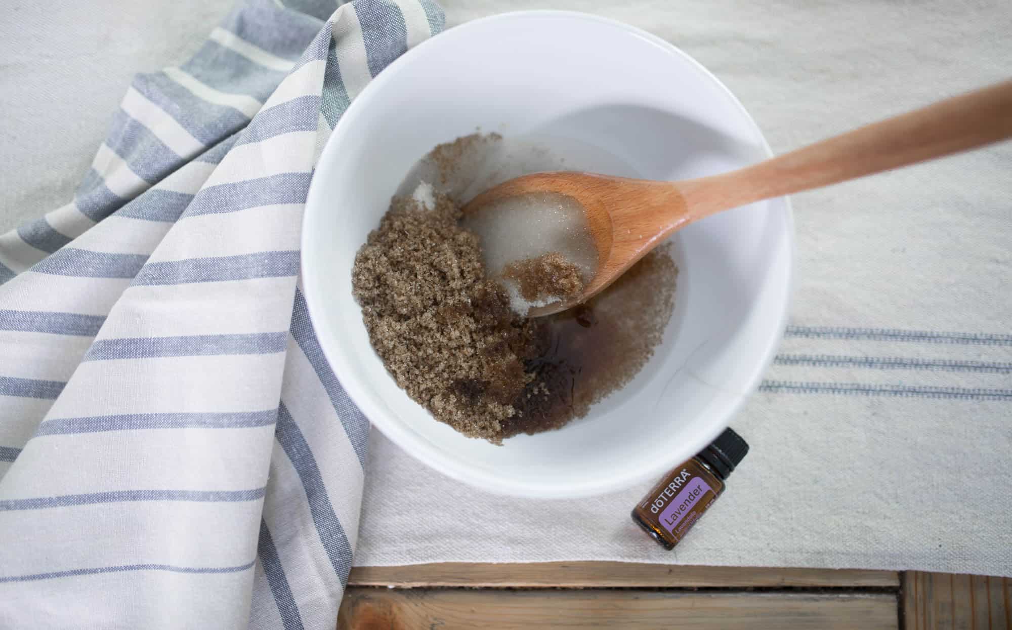 How to Make Homemade Sugar Scrub with Relaxing Lavender Essential Oil