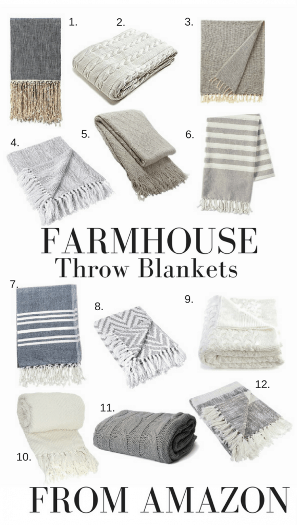 Farmhouse Throw Blankets from Amazon Farmhouse on Boone