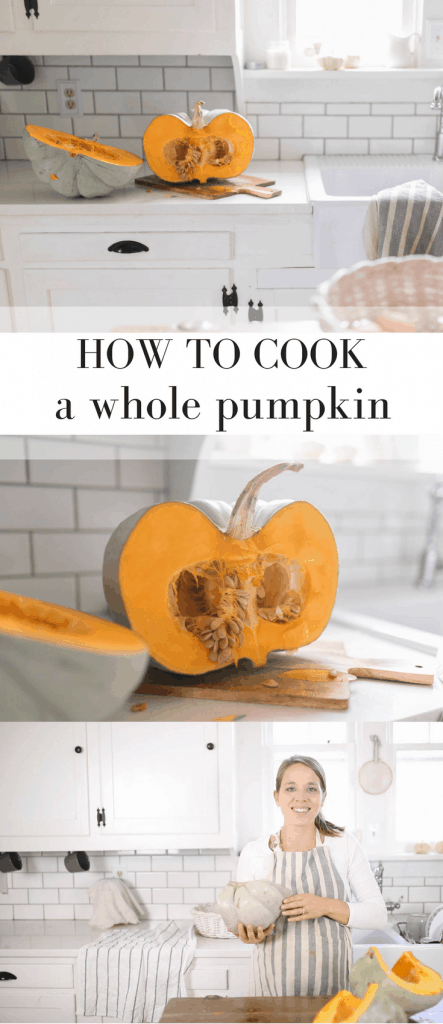 Learn how to cook a pumpkin from scratch to make pumpkin puree and roasted pumpkin. I also, share ways to use a whole pumpkin in this video tutorial.