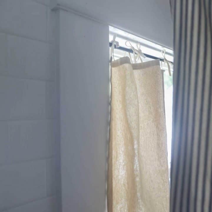 How to Make Drop Cloth Curtains