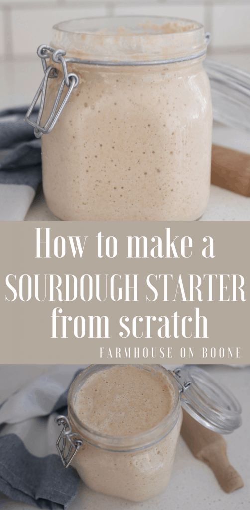 How to make a sourdough starter from scratch. Baking sourdough bread is easy and healthy. 