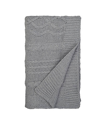 Heather Grey Cable Knit Baby Blanket Burts Bees Baby Checklist