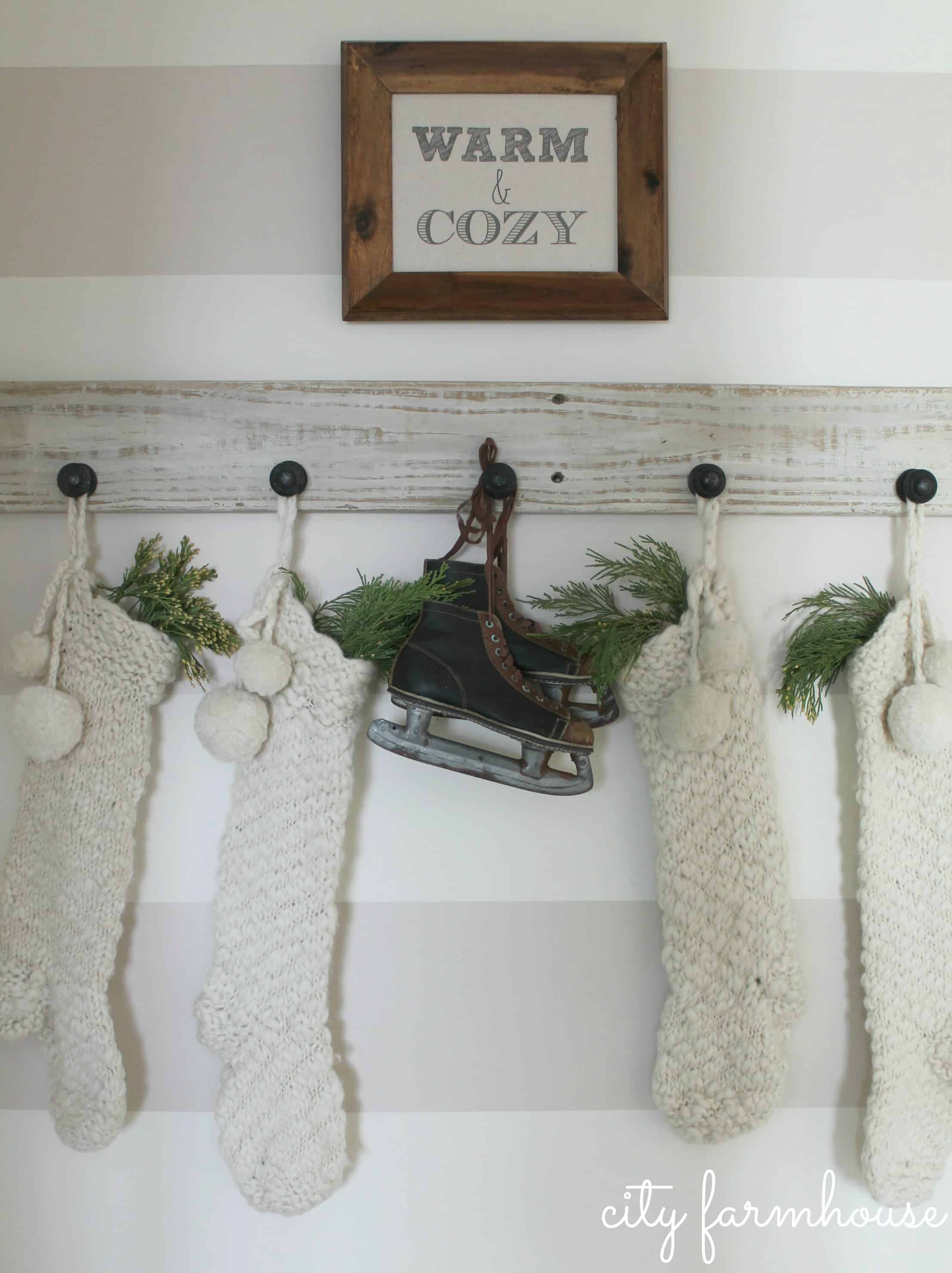 Where to Put Stockings if No Mantel- 10 non-mantle stocking ideas