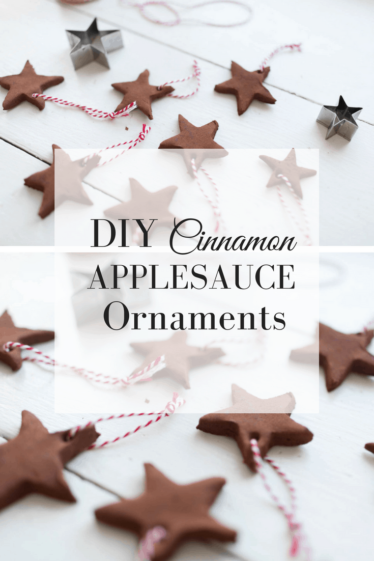 DIY Cinnamon Applesauce Ornaments CHristmas Craft for Kids Homemade Christmas Ornaments