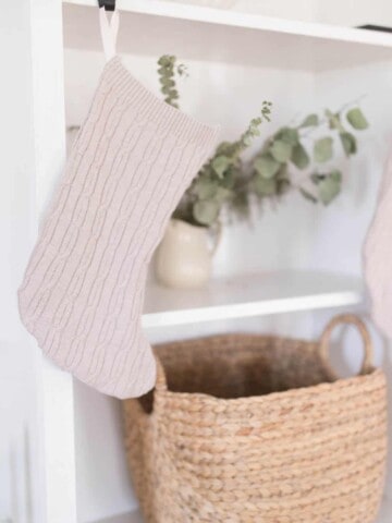 DIY Christmas Stockings from Sweaters Simple Video Tutorial