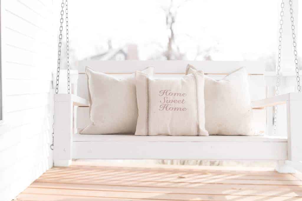 Home Sweet Home Grain Sack Pillow Cover Available In Blue Tan Fascinating Grain Sack Pillow Covers Home Sweet Home Grain Sack Pillow Cover Available In Blue Tan Fascinating Grain Sack Pillow Covers