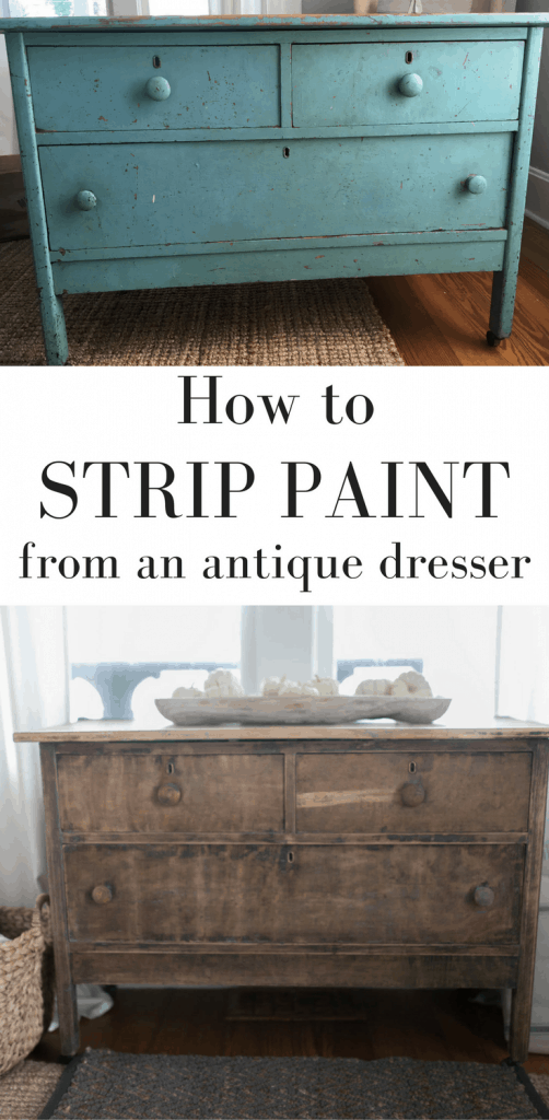 How to Strip Paint from an Antique Dresser