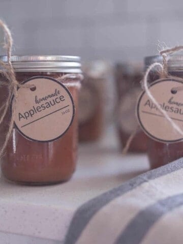 Instant Pot Applesauce with Free Printable Label