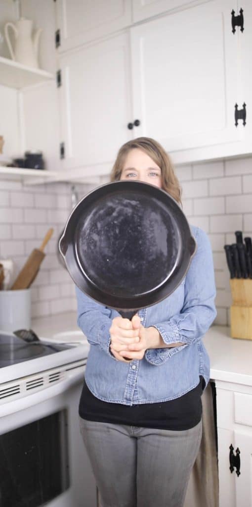 Skitchen Seasoned Cast Iron Sourdough Bread Baking Pan