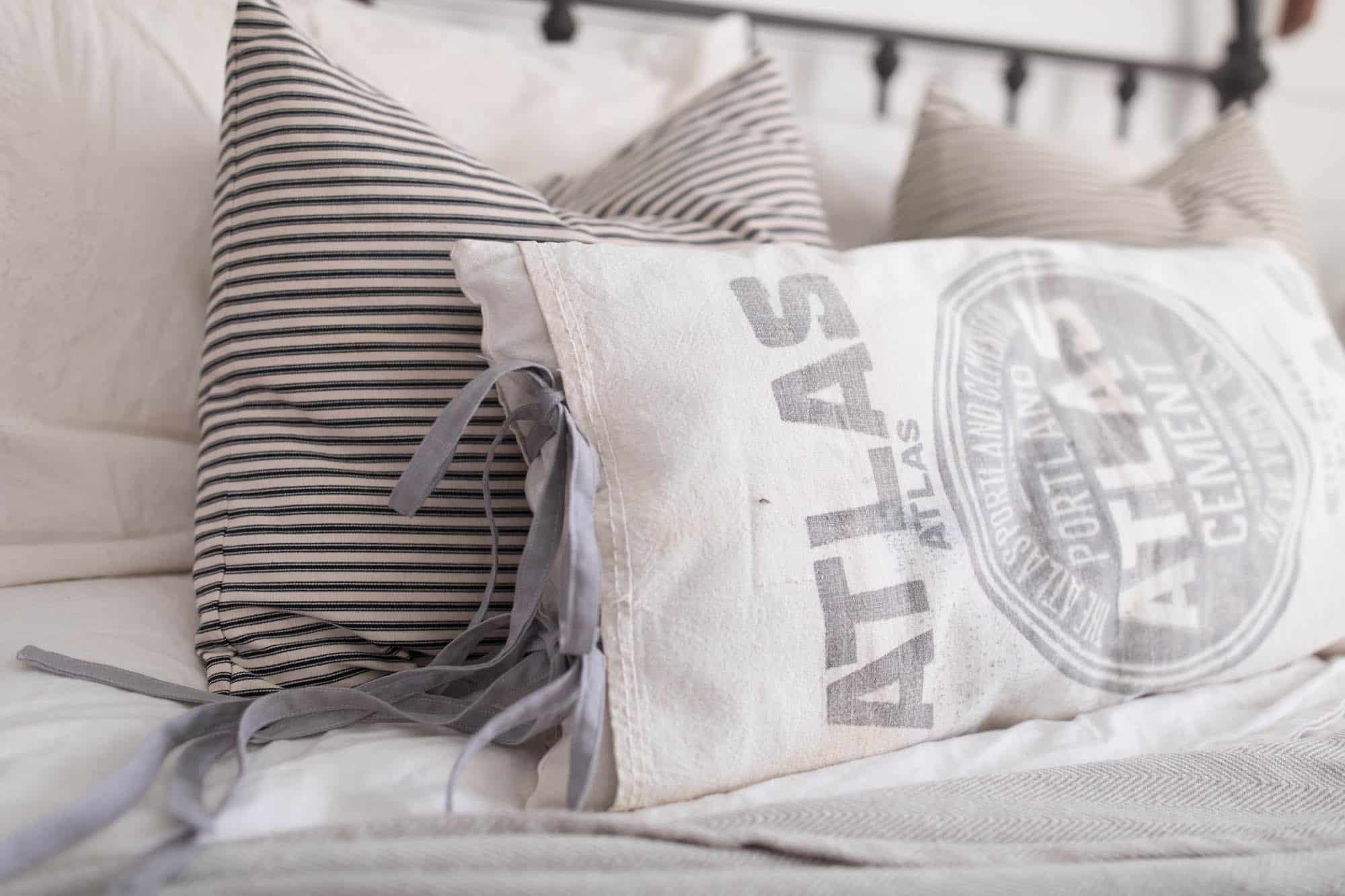 Pillow from Vintage Linen
