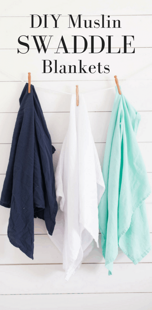 How to Make Muslin Swaddle Blanket- Sew for Baby