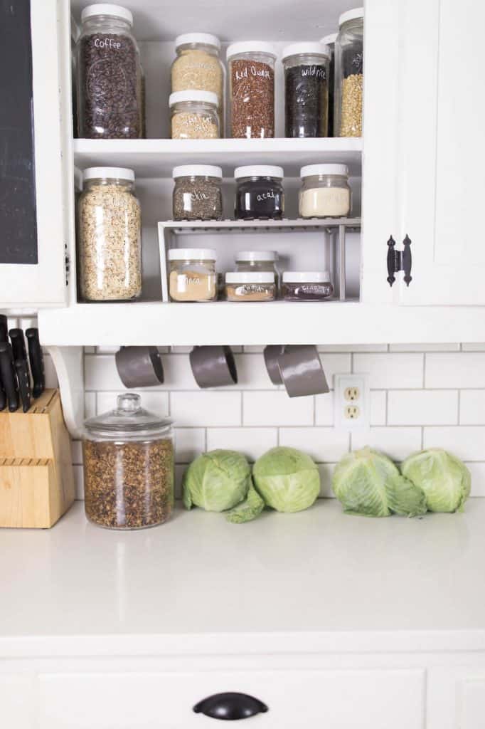 Pantry Organization with Mason Jars - Farmhouse on Boone