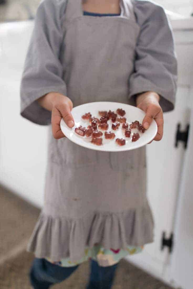 Homemade Gummy Bears with Juice and Gelatin Farmhouse on Boone