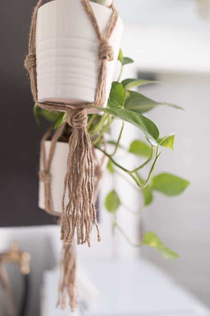 Plant Hanger DIY Project Macrame Farmhouse Home Decor