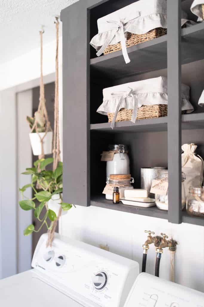 Farmhouse Laundry Room Organization Ideas