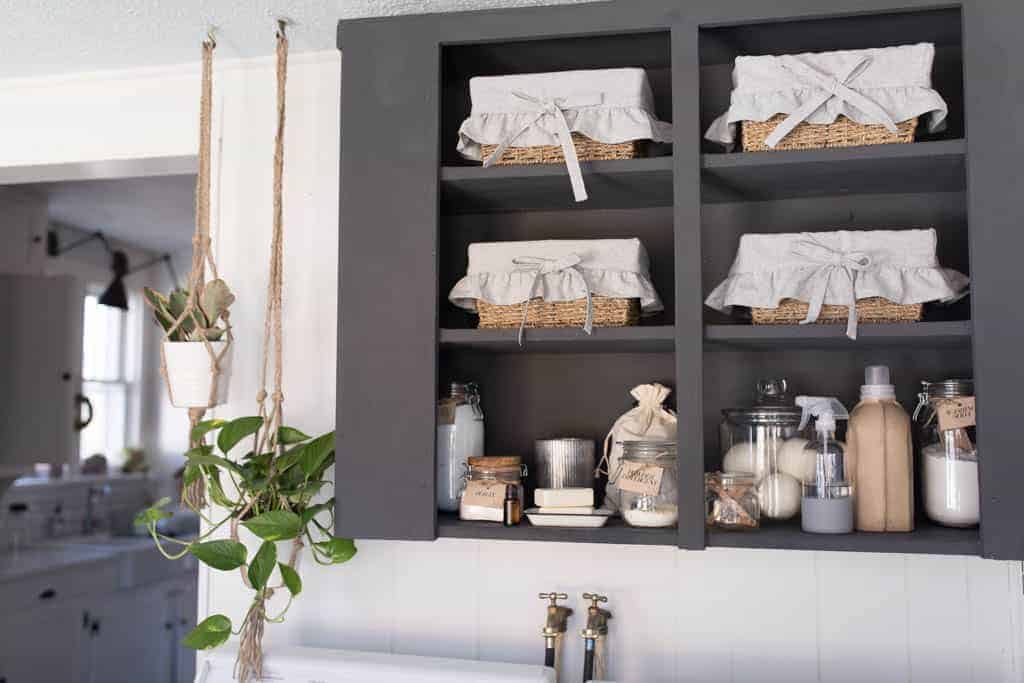 Craft Cabinet Organization - Farmhouse on Boone