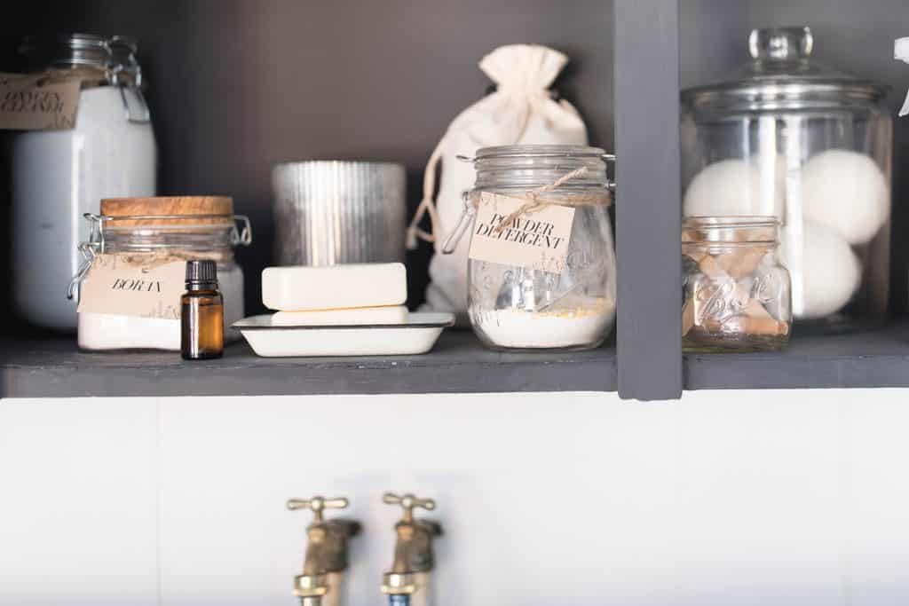 Farmhouse Laundry Room Organization Ideas