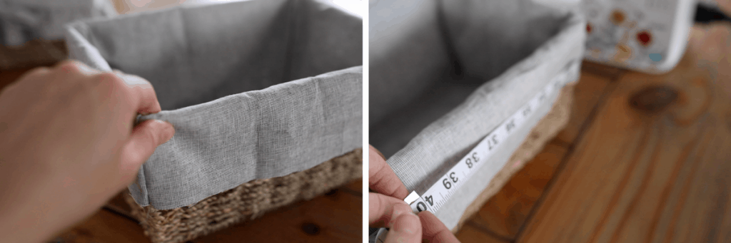 Sewing tutorial how to make a custom basket liner diy