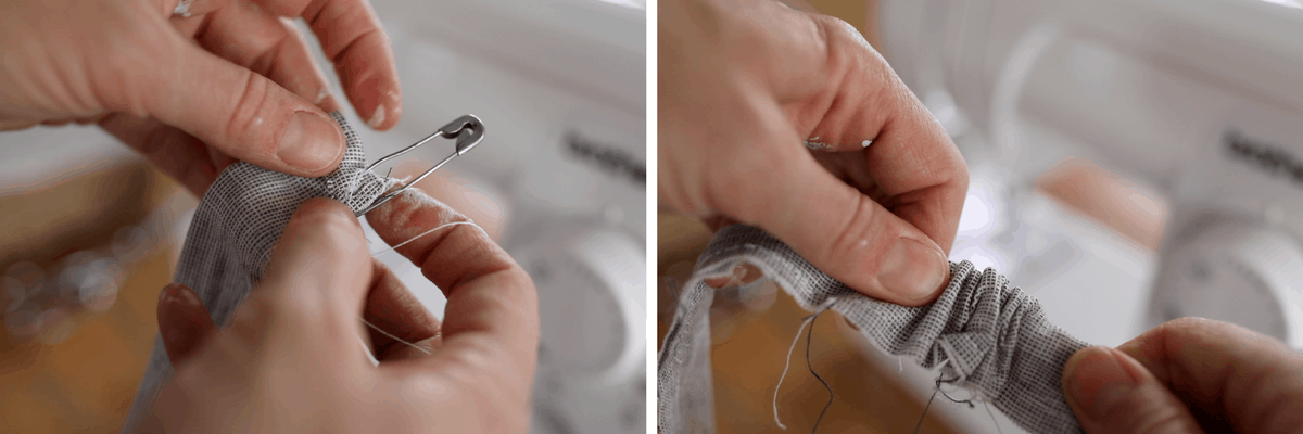 Sewing tutorial how to make a custom ruffle basket liner