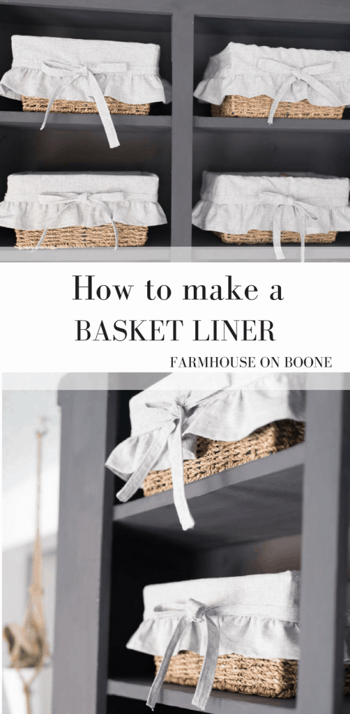 How to Make a Basket Liner Video Tutorial