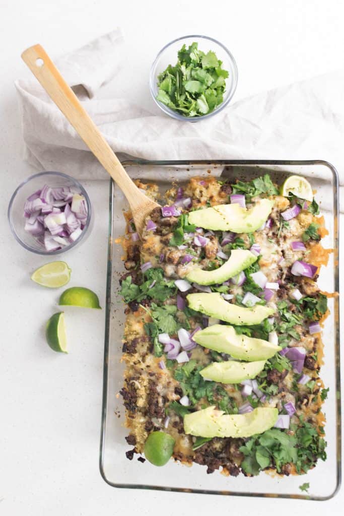 Quinoa Nachos without chips c