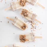 How to make toasted coconut popsicles
